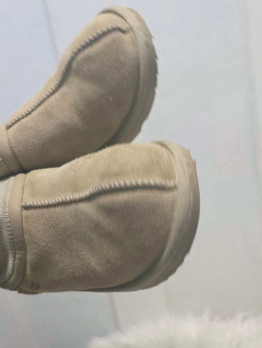 UGG CLASSIC ULTRA STRETCH CUFF Chocolate color Size 5 - Picture 6 of 9